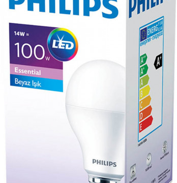 Led Ampul Beyaz 14 W E27